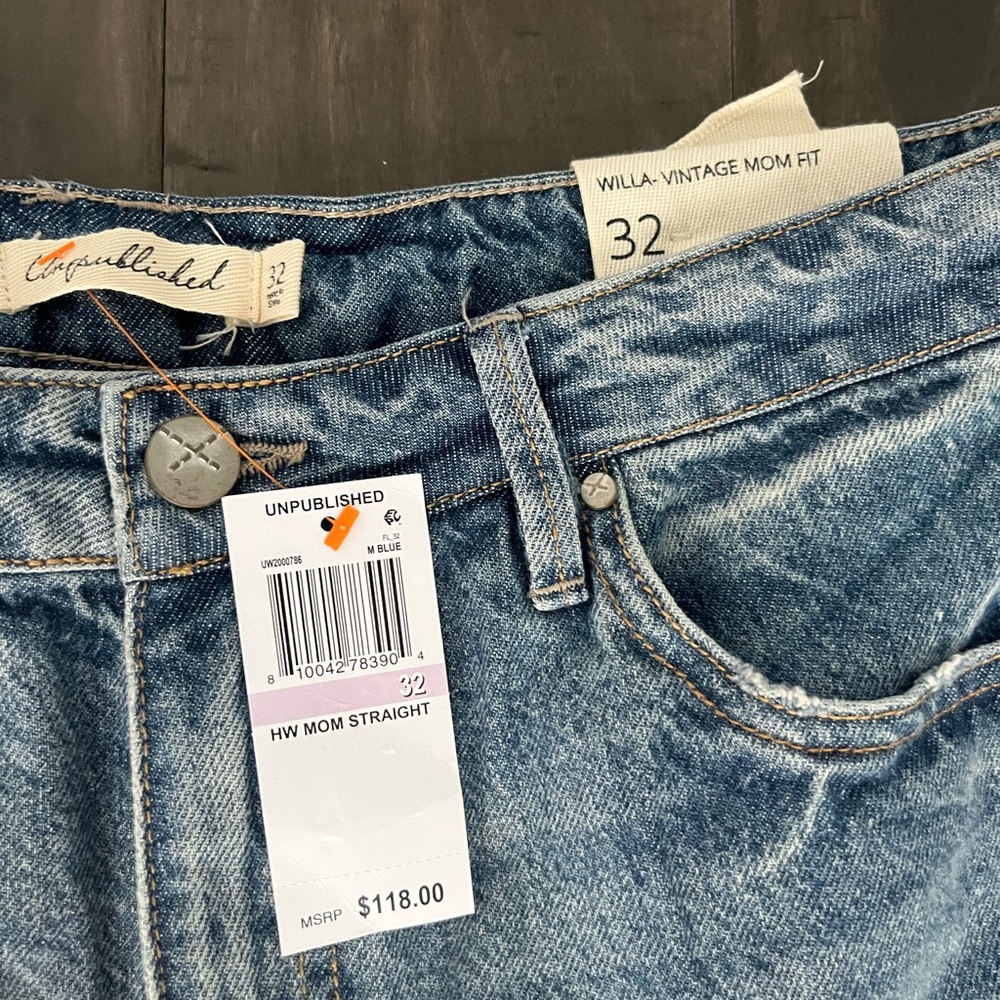 Unpublished Blue Denim Jeans